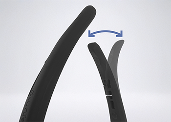 Dégagement du pied facilité