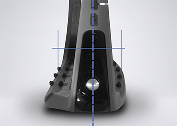 Centre de gravité décalé