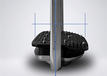 Centre de gravité décalé