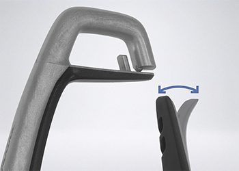 Dégagement du pied facilité