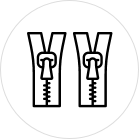 Stiefel mit Doppelreißverschluss